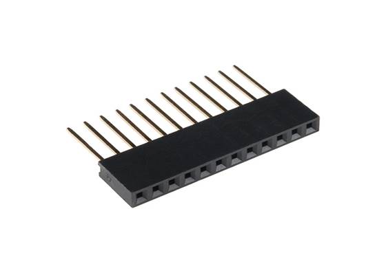Stackable Header - Female (PTH, 0.1in., 12-Pin)