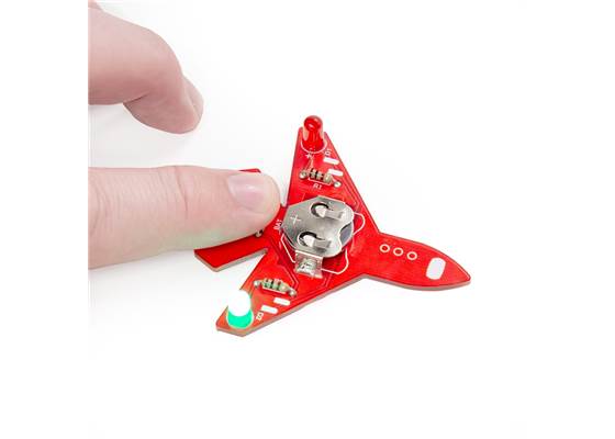 Mini Airplane Soldering Kit - Red (4)