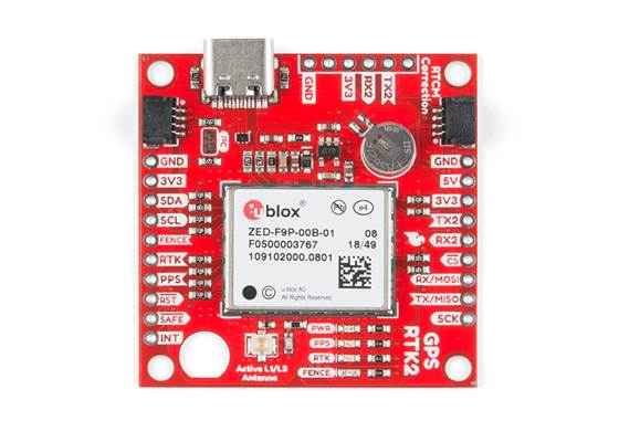 SparkFun GPS-RTK2 Board - ZED-F9P (Qwiic) (3)