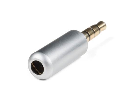TRRS Audio Plug - 3.5mm (Metal) (2)