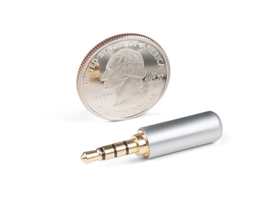 TRRS Audio Plug - 3.5mm (Metal) (3)