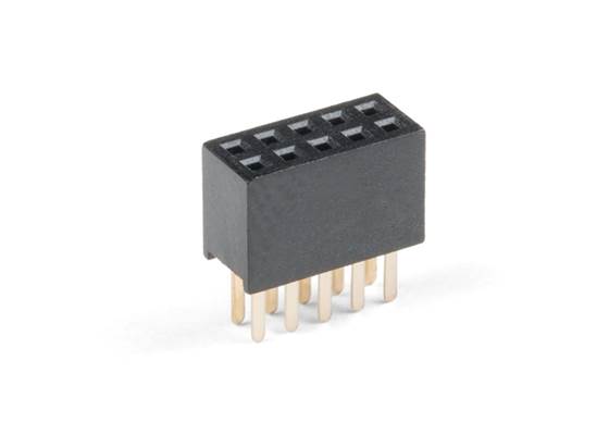 Straight Header - Female (PTH, 0.05in., 2x5-Pin)