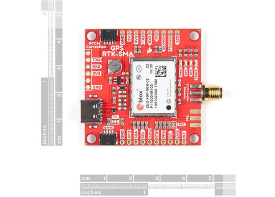 SparkFun GPS-RTK-SMA Breakout - ZED-F9P (Qwiic) (2)