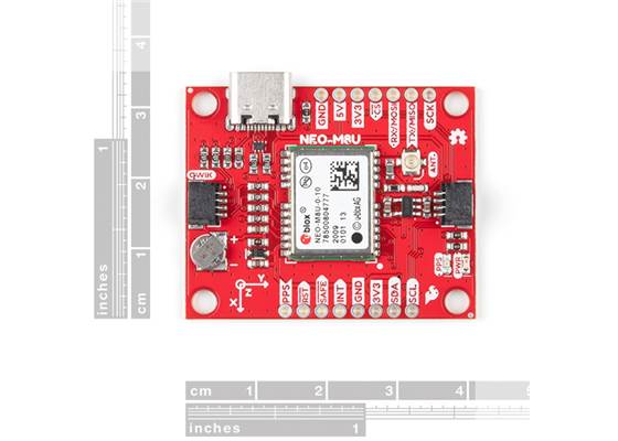 SparkFun GPS Dead Reckoning Breakout - NEO-M8U (Qwiic) (2)