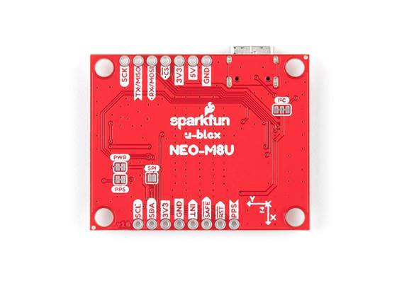 SparkFun GPS Dead Reckoning Breakout - NEO-M8U (Qwiic) (4)