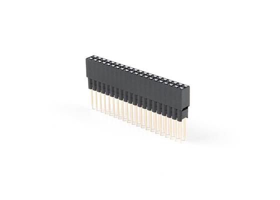 Extended GPIO Header - Female (PTH, 0.1in., 2x20-Pin, 13.5mm/9.80mm)