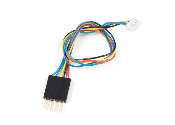 Breadboard to JST-GHR-05V Cable - 5-Pin x 1.25mm Pitch (Single Connector)