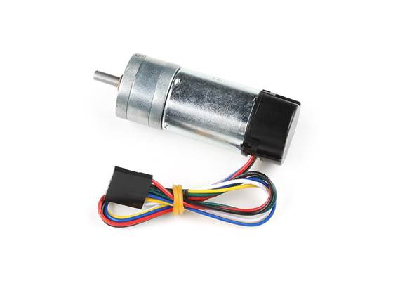 Metal Gearmotor with Encoder - 12V (9.7:1)