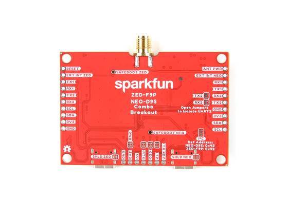 SparkFun GNSS Combo Breakout - ZED-F9P, NEO-D9S (Qwiic) (2)