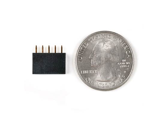 Straight Header - Female (PTH, 0.1in., 5-Pin) (2)