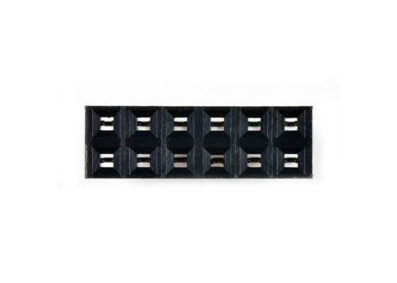 Straight Header - Female (PTH, 0.1in., 2x6-Pin) (2)