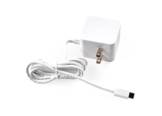 Raspberry Pi 27W USB-C PD Power Supply - White (2)