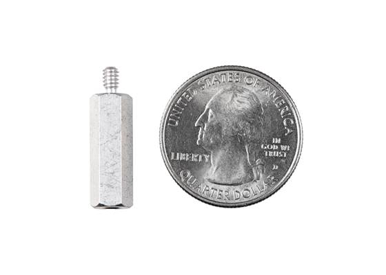 Hex Standoff - Aluminum Threaded (4-40; 3/4") (4)