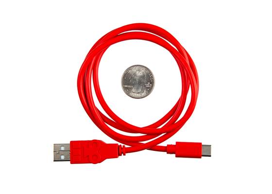 USB-A to USB-C Cable - 1m, USB 2.0 (Flexible Silicone) (3)