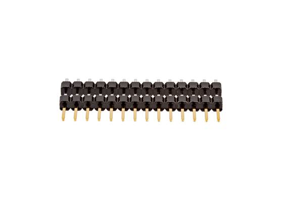 Double Insulated Header - Male, Gold Plated (PTH, 0.1in., 14-Pin) (2)