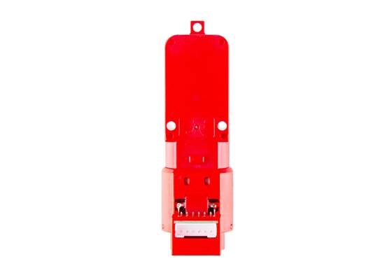 Hobby Motor with Encoder - Plastic Gear (Single, Red) (3)