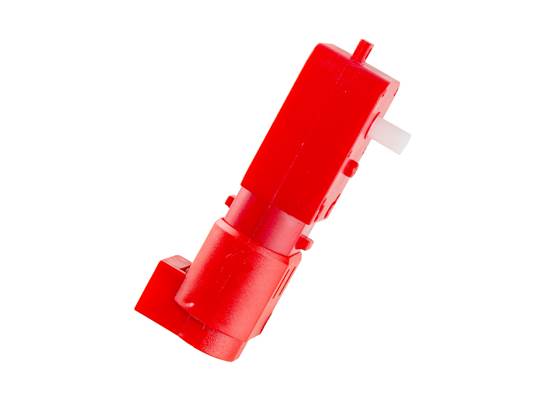 Hobby Motor with Encoder - Plastic Gear (Single, Red) (4)