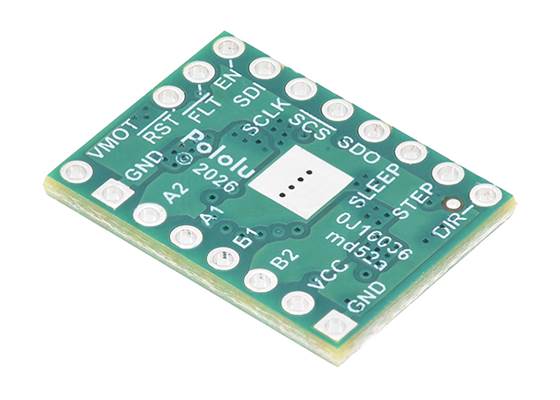 MP6602 Stepper Motor Driver Carrier, bottom view.