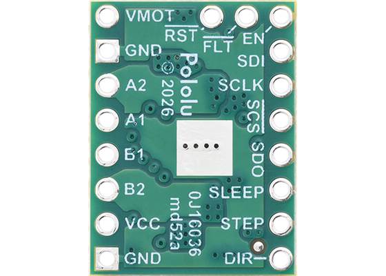 MP6602 Stepper Motor Driver Carrier, bottom view. (1)