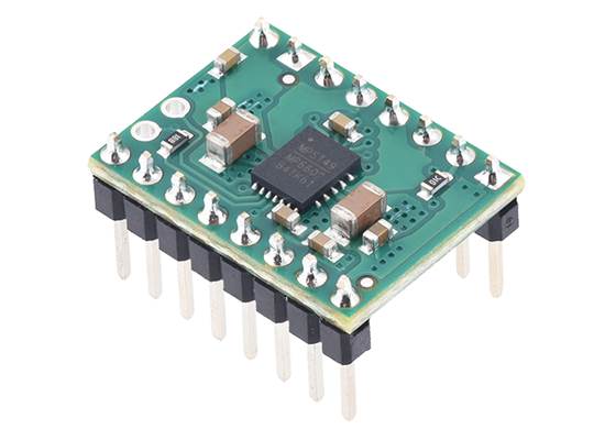 MP6602 Stepper Motor Driver Carrier (Soldered Header Pins).