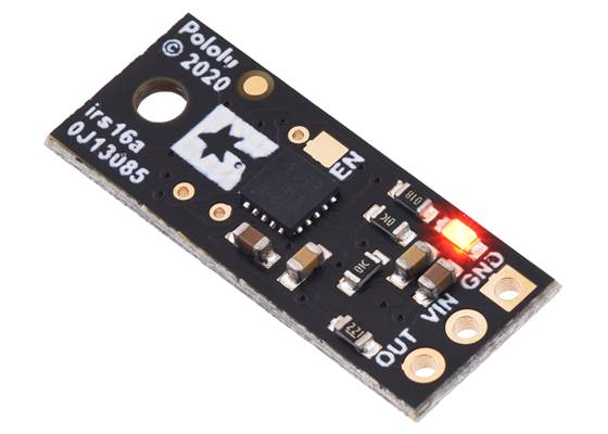 Pololu Digital Distance Sensor (irs16a), back view.