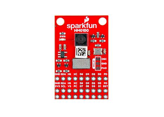 SparkFun Red Vision Camera Board - HM01B0 (Color) (2)