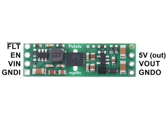 Pinout of the 12V, 100mA Isolated Step-Up/Step-Down Voltage Regulator S21Z1F12.