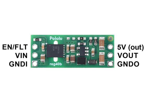 Pinout of the 12V, 100mA Isolated Step-Up Voltage Regulator U5Z6F12.