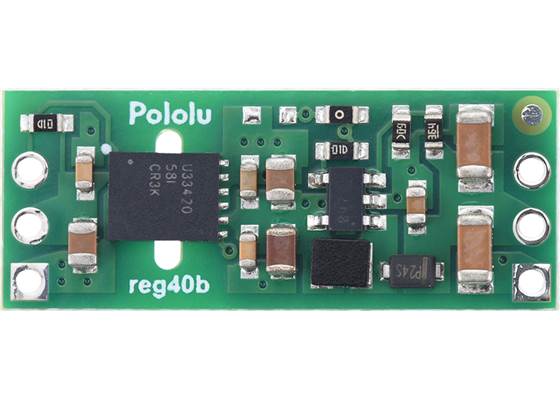 12V, 100mA Isolated Step-Up Voltage Regulator U5Z6F12, top view.