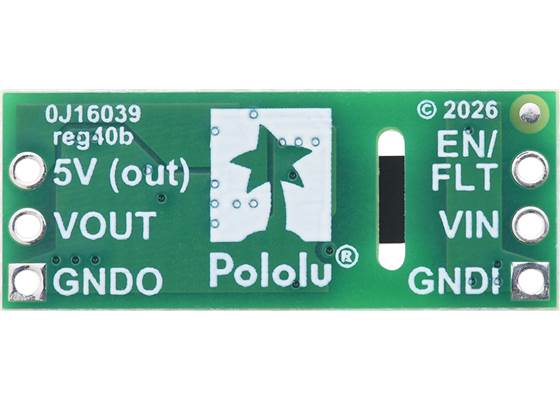 12V, 100mA Isolated Step-Up Voltage Regulator U5Z6F12, bottom view.