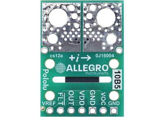 ACS37200LLXTR-100B5 Current Sensor Compact Carrier -100A to +100A, 5V, bottom view.