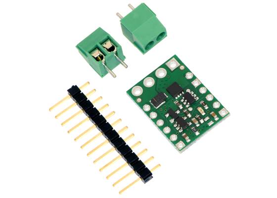 Pololu RC Switch with Medium Low-Side MOSFET with included hardware.