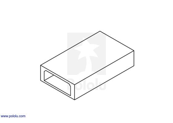 Male JR connector (often referred to as “female” in the RC hobby industy).
