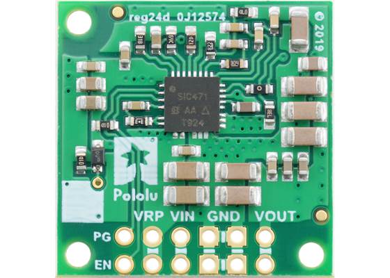 12V, 4.5A Step-Down Voltage Regulator D36V50F12, bottom view.