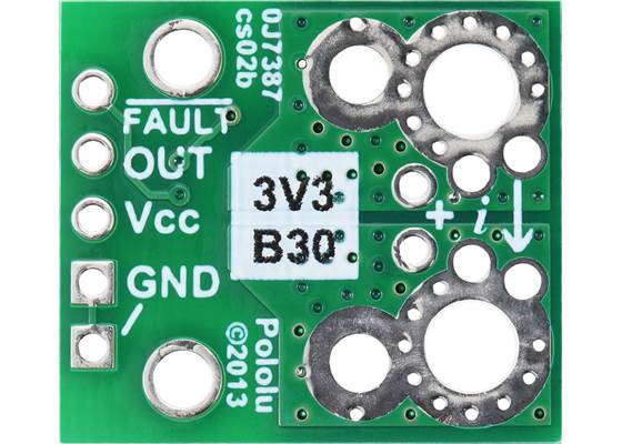 ACS71240KEXBLT-030B3 Current Sensor Carrier -30A to +30A, 3.3V, bottom view.