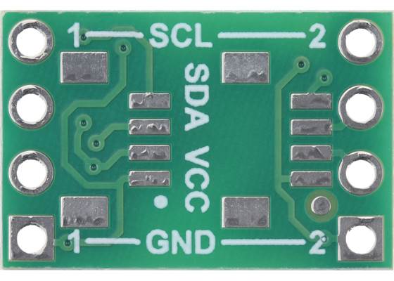 Pololu I²C Isolator, ISO1640 (version without connectors shown).