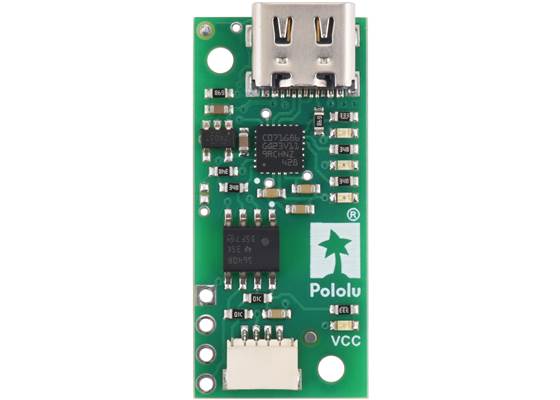 Pololu Isolated USB-to-I²C Adapter, top view.