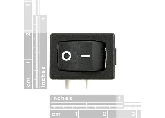 Rocker Switch - SPST (right-angle) (2)
