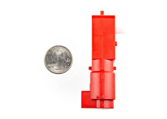 Hobby Motor with Encoder - Plastic Gear (Pair, Red) (3)