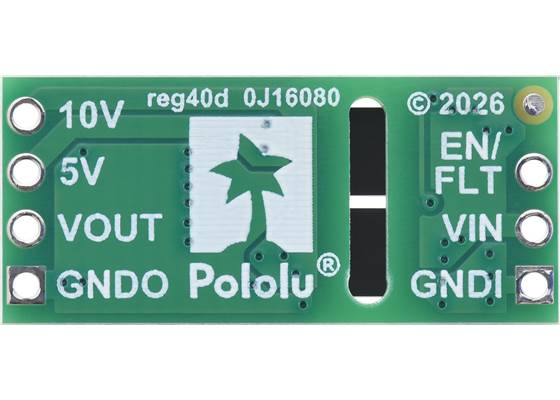 Isolated Step-Up Voltage Regulator U5Z9Fx, bottom view. (1)