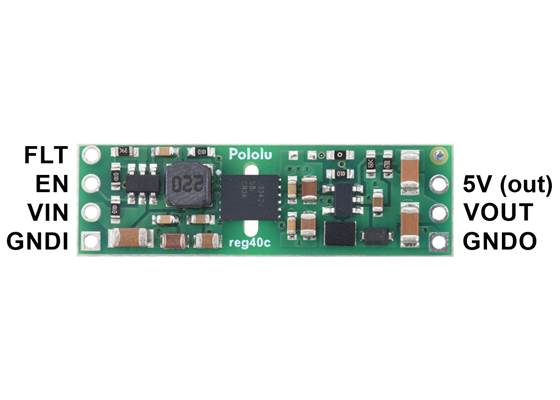 Pinout of the 12V, 100mA Isolated Step-Up/Step-Down Voltage Regulator S21Z1F12.