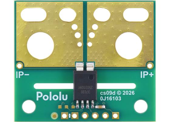 ACS37030LMY Current Sensor Large Carrier, top view.