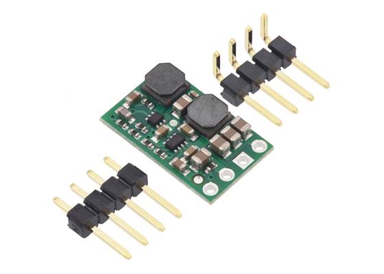 Step-Up/Step-Down Voltage Regulator S8V9Fx, with hardware.