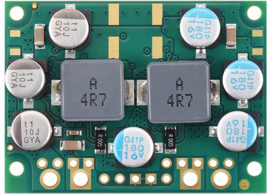 8.4V, 10A Step-Down Voltage Regulator D42V110F8, top view. (1)