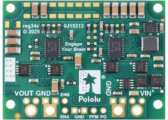 9V, 10A Step-Down Voltage Regulator D42V110F9, bottom view. (1)