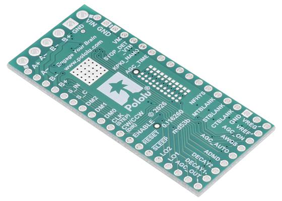 TB67S579FTG Stepper Motor Driver Carrier – Full Breakout, bottom view.