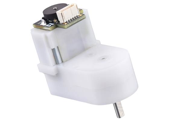 Magnetic Encoder with Top-Entry Connector on a Mini Plastic Gearmotor. (1)