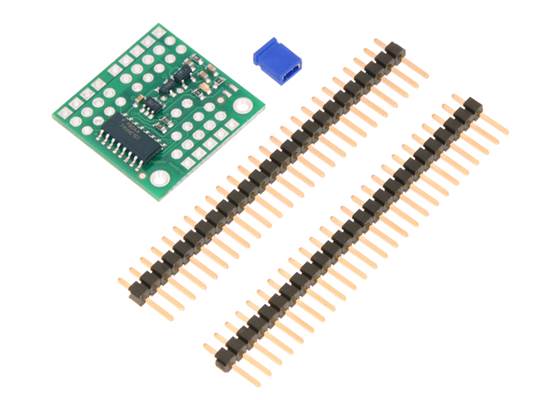 Pololu 4-Channel RC Servo Multiplexer (Partial Kit) with included hardware.