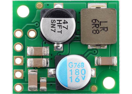 12V, 2.4A Step-Down Voltage Regulator D36V28F12, top view.
