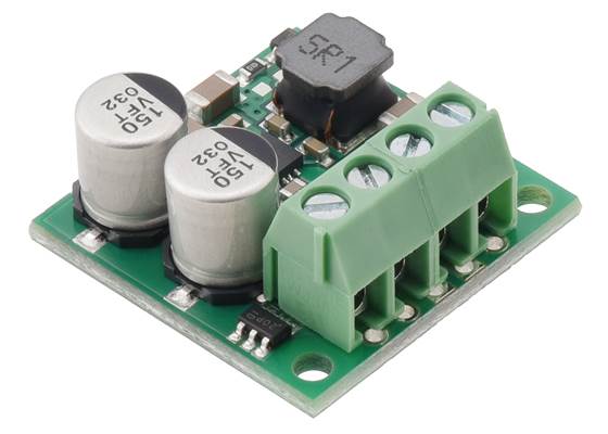 Step-Up/Step-Down Voltage Regulator S13V25Fx with terminal blocks installed.
